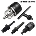 Mandrino per trapano da 3,0-16 mm, punte per avvitatore a percussione con montaggio 1/2-20UNF Conversione per mandrino con codolo esagonale/adattatore quadrato con presa SDS-Plus con chiave per