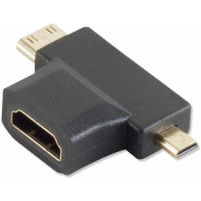 HDMI-Adapter, A-Buchse, D+C Stecker