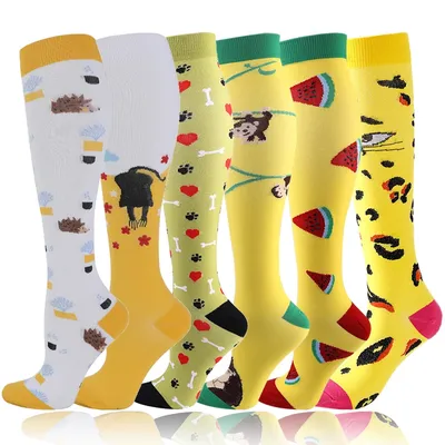Compression Stockings Men Women Stocking Breathable Fitness Sport Socks Outdoor Pressure Running Cycling Compression Socks