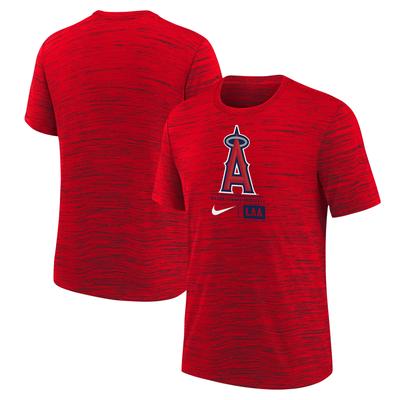 Los Angeles Angels großes Logo Velocity T-Shirt – Rot – Jugend Image