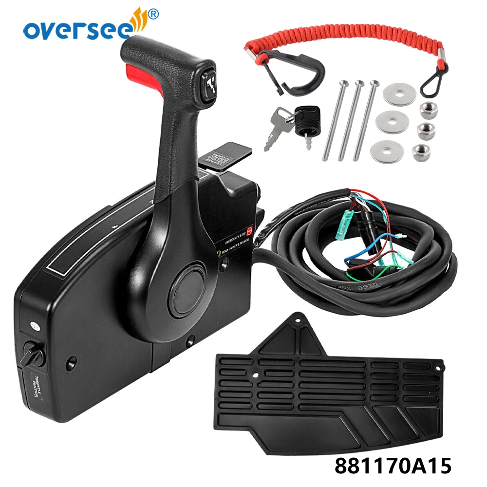 881170 A15 Fernbedienungsbox für Mercury Quicksilver, seitlich montierte Verkleidung und Neigung, 8-polig Image