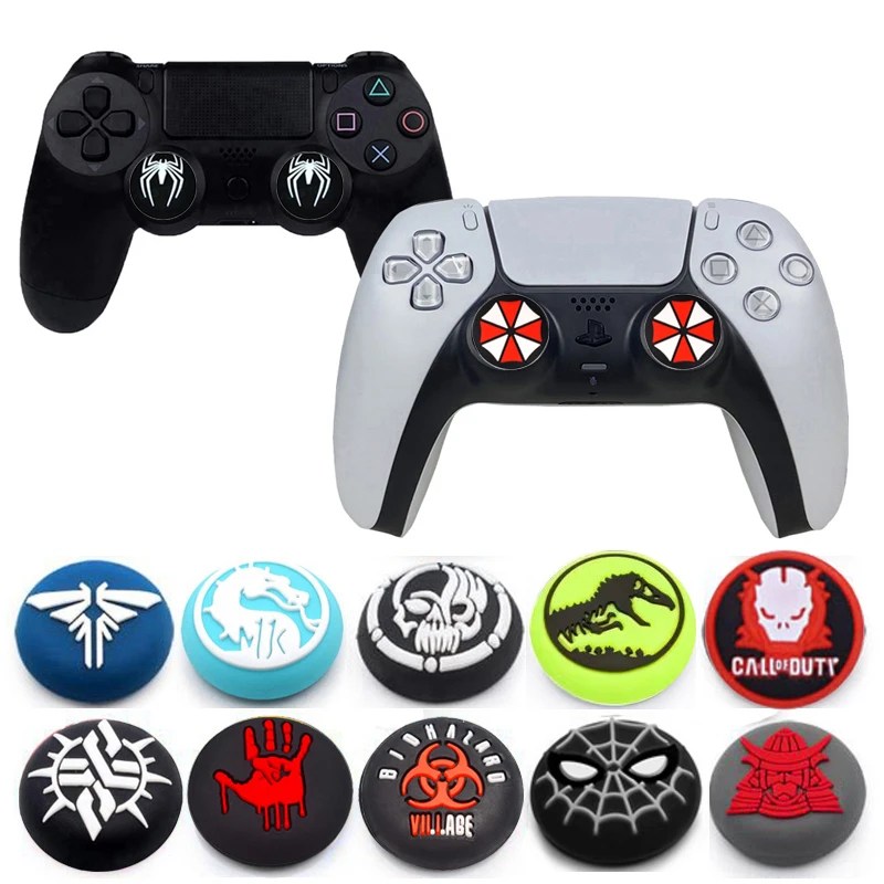 Cool Game Silikon Thumb-Stick Grip Cap Joystick Abdeckung für Sony PS5 PS4 PS3 Xbox One Slim Serie X/S Switch Pro ThumbStick Fall