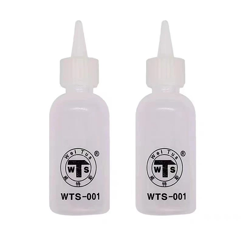 2pcs 50ml WTS-001 kunststoff flüssigkeit alkohol flasche spender kolophonium flussmittel paste für handy pcb reinigung schweißen und reparatur werkzeug Image
