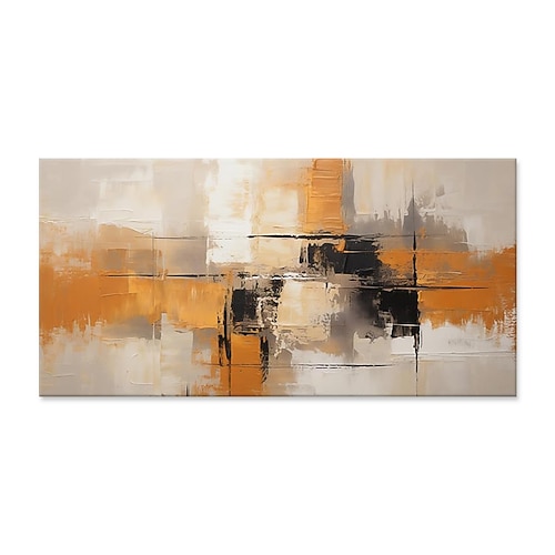 handgemachtes Ölgemälde auf Leinwand, Wandkunst, Dekoration, modern, abstrakt, für Wohnzimmer, Wohnkultur, gerollt, rahmenlos, ungedehntes Gemälde Image