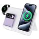 Caricatore senza fili 15 W Potenza di uscita Stazione di ricarica wireless CE Ricarica wireless veloce MagSafe 4 in 1 Per Apple Watch iPhone 14/13/12/11 Pro Max Cellulari Gear S3 Frontier Gear S2