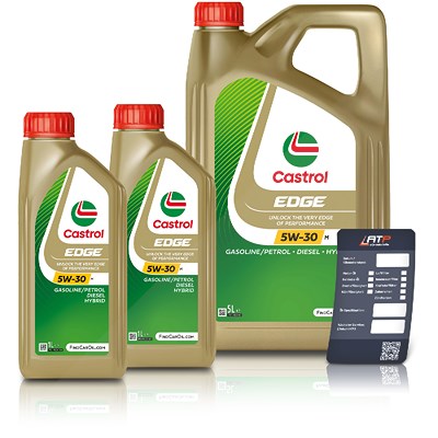 Castrol 7 L EDGE 5W-30 M + Ölwechsel-Anhänger [Hersteller-Nr. 15F6DC]