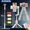 AXNEN A10 Smartphone Handheld Gimbal Selfie Tripod with Fill Light Extend Rod, Phone Video Record