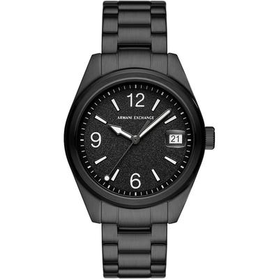 Armani Exchange Herrenuhr Edelstahl schwarz Herren Image