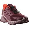 Laufschuh SALOMON "SUPERCROSS 4 GORE-TEX W", Gr. 37, lila (tawny port), Textil, sportlich, Schuhe, wasserdicht