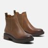 Chelseaboots TIMBERLAND "BRIMFIELDMID CHELSEA BOOT", Damen, Gr. 38,5, braun (md brn f grain), Leder, sportlich, Schuhe, Stiefelette, Winterschuhe, Ankle Boots
