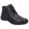 Winterboots JOSEF SEIBEL "New Anvers 35", Herren, Gr. 42, schwarz, Leder, casual, Schuhe, Winterstiefel, Schnürstiefel, Boots in Weite K (extraweit)