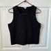 J. Crew Tops | J. Crew Black Crop Tank Top Size L | Color: Black | Size: L