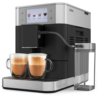 KITCHENAID Kaffeevollautomat "5KES8558EBK" Kaffeevollautomaten schwarz (gusseisen schwarz)