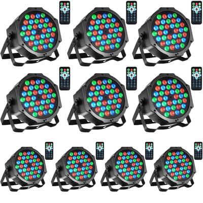 Stage Lighting Uplights for Wedding Club Music Show Christmas Holiday Party Lighting - 10 Pack