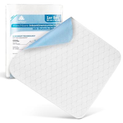 Harmony Care® Inkontinenzunterlage waschbar und rutschfest - saugstarke Inkontinenz Bettunterlage 4 St Image