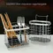 Tableware Tube Draining Household Stainless Steel Metal Kitchen Tool Tableware Draining Rack