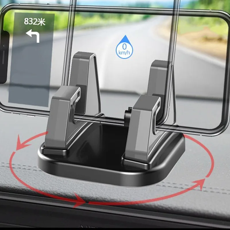 Car Phone Holder 360 Degree Rotate Mobile Support For Smart Phone Car Mount Stand Bracket Holder Mobile Phone Accessories