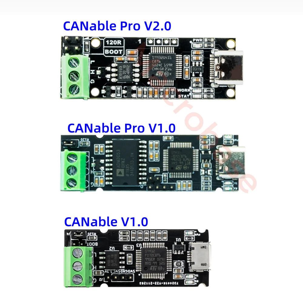 Controller CANable Pro Adattatore analizzatore ricetrasmettitore da USB a CAN Scheda di espansione scudo CAN-bus Presa Dispositivo strumento porta seriale CAN