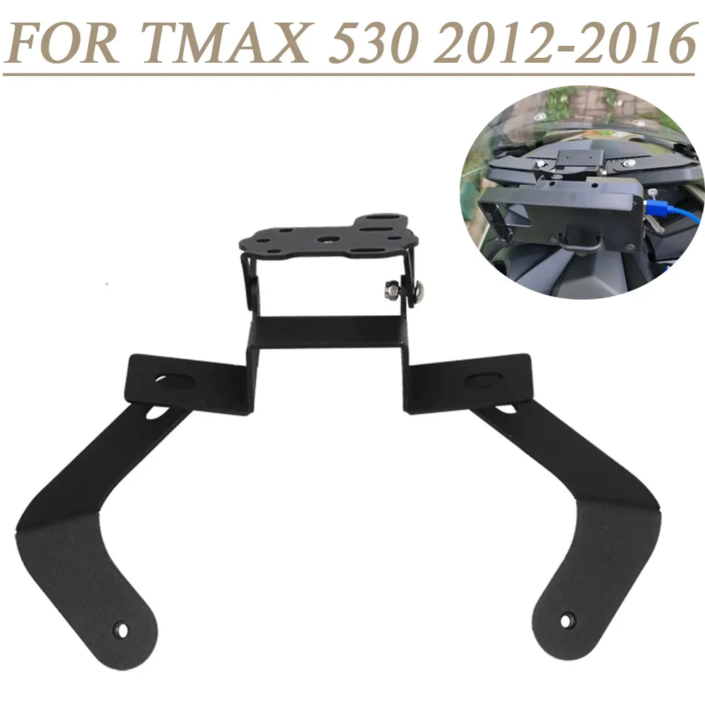 Für yamaha tmax t max 530 tmax530 Telefon halterung GPS Navigations halter Platten halterung 2012-2016 2015 2014 für Motorrad Image