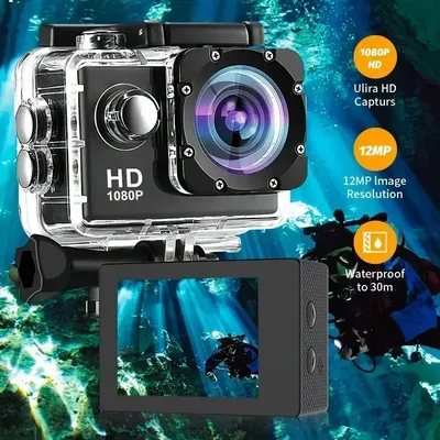 Full HD 1080p wasserdichte Kamera 2,0 Zoll Camcorder Sport DV Go Car Cam Pro Mini Sport DV Camcorder mit Cam Zubehör