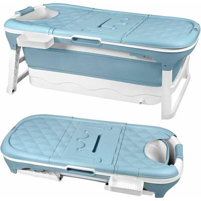 Yardin - Faltbare Badewanne Erwachsene Mobile badewanne Foldable Bathtub mit Abdeckung und