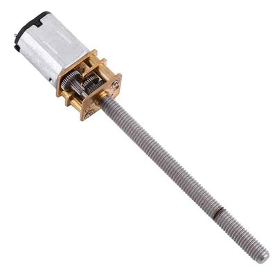 Dc 12V 400rpm Getriebemotor N20 Micro Elektromotor 16mm Länge Welle M4x55mm Schraube Metall Image