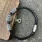 Bracciale magnetico in pelle vichinga con perline rune norvegesi per accessori uomo donna