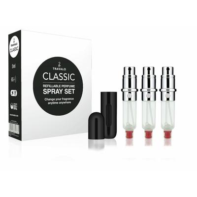 Travalo - Classic Set = Easy Fill Perfume Spray Vaporisateur Rechargeable Hülle + 3 Patronen Körperpflegeset 4 ct (24.99 € / 1 ct) Image