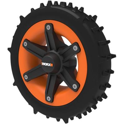 WORX Mähroboter-Rad "WA0955 L-Offroad-Räder", schwarz, 22,5cm, Räder, für Landroid L-Modell Mähroboter, für bessere Fahr