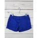 J. Crew Shorts | J. Crew Womens Chino Shorts Low Rise Zip Button Fly Side Pockets Blue Size 2 | Color: Blue | Size: 2