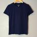 J. Crew Tops | J Crew Vintage Jersey Classic-Fit Crewneck T-Shirt Navy Blue | Color: Blue | Size: Xxs