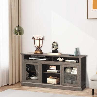 Roomfitters Contemporary TV Media Stand, Modern Entertainment Console, Up to 65