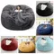 Pouf géant en peluche sans remplissage, chaise longue de relaxation, Tatami Futon, siège de sol,