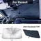 Pare-soleil de voiture pour Renault, pare-brise, pare-soleil avant, Renault Koleos, Renault Captur, Renault Megane, Renault Clio, Renault Scenic, Careing isman, Renault Arkana