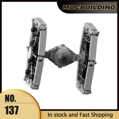 Moc Bausteine Midi-Scale Krawatte/Ln Starfighter Modell Raum Filmreihe Spielzeug DIY Montage Ziegel Image