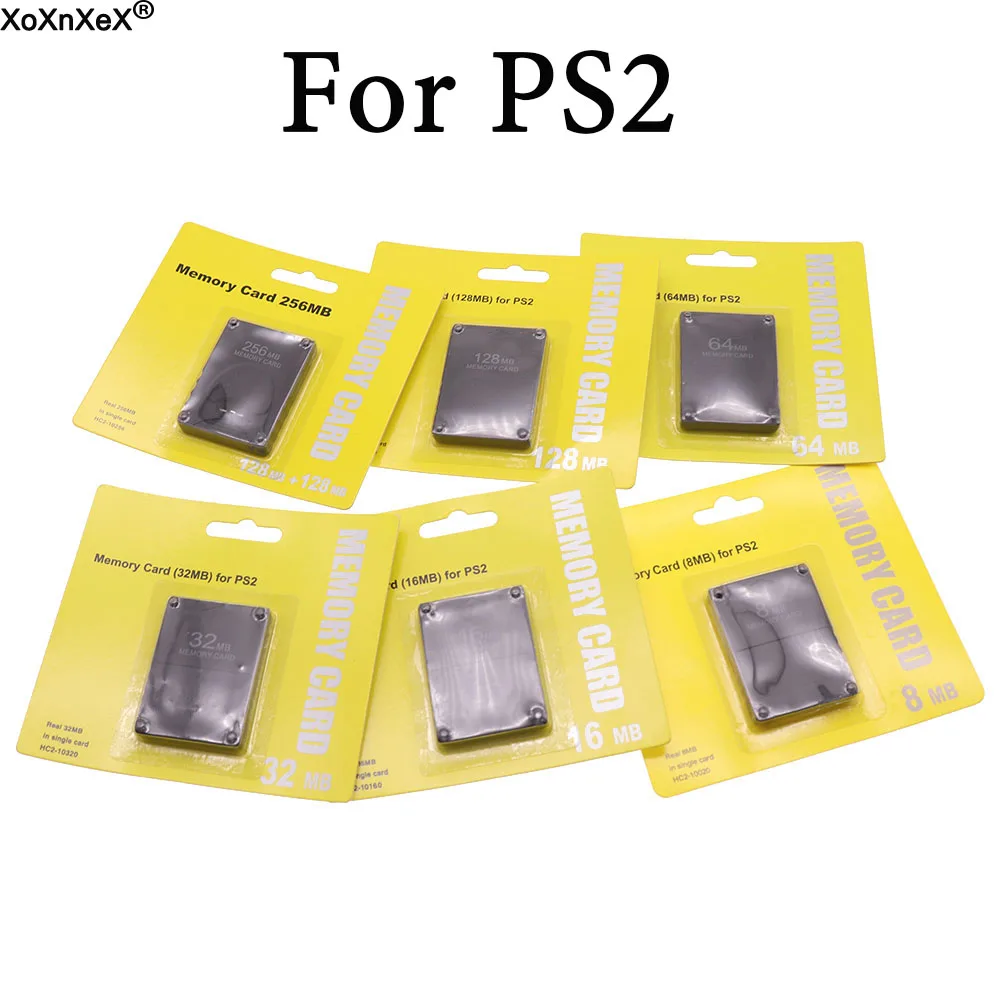 1 stücke für ps2-Erweiterungskarten 8MB/16MB/32MB/64MB/128MB/256MB Megabyte-Speicher karte für ps2-Slim-Spielekonsole