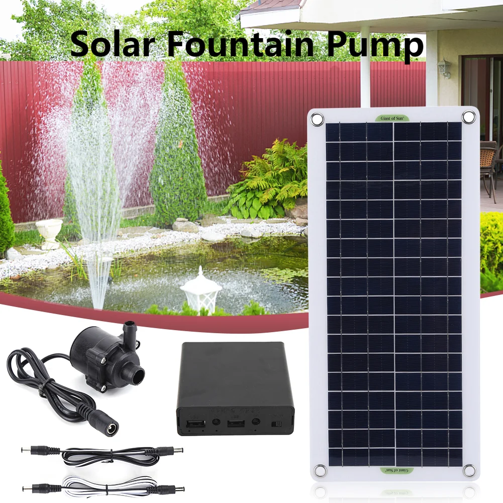 30w Solar brunnen pumpe mit Wasserpumpe Mini-Wassers prinkler Solar betriebene Pumpe Bewässerungs system Energie spar sätze für Aquarium