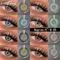 EYESHARE lentilles de myopie 1 paire de lentilles de Contact colorées avec degré lentille de Prescription de Contact oculaire naturel lentilles de mode annuelles