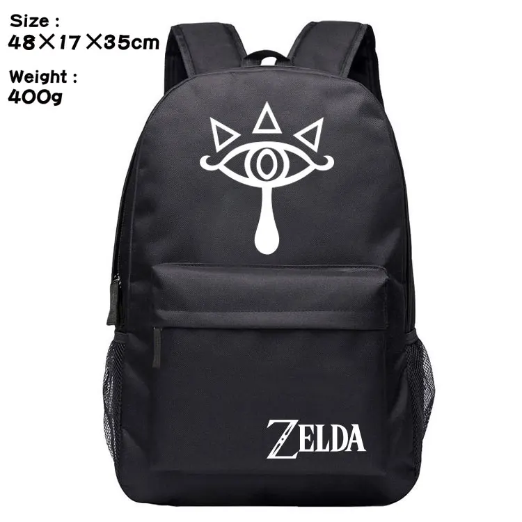 IVYYE – sac à dos en toile noire, modèle Zelda Link, unisexe, pour l'école, les voyages, décontracté, nouvelle collection