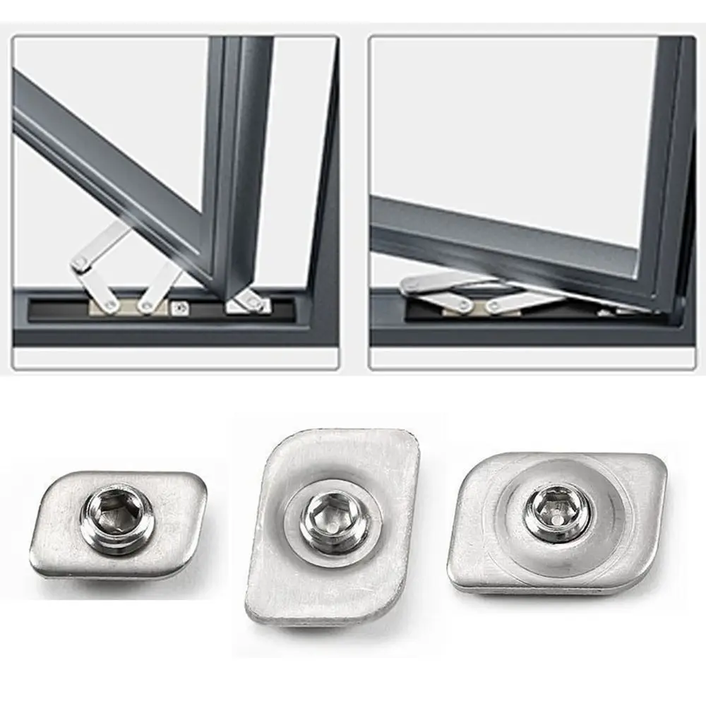 5 Stück nicht stanzende Edelstahl Fenster begrenzer Flügel fenster Zubehör Fensters chloss