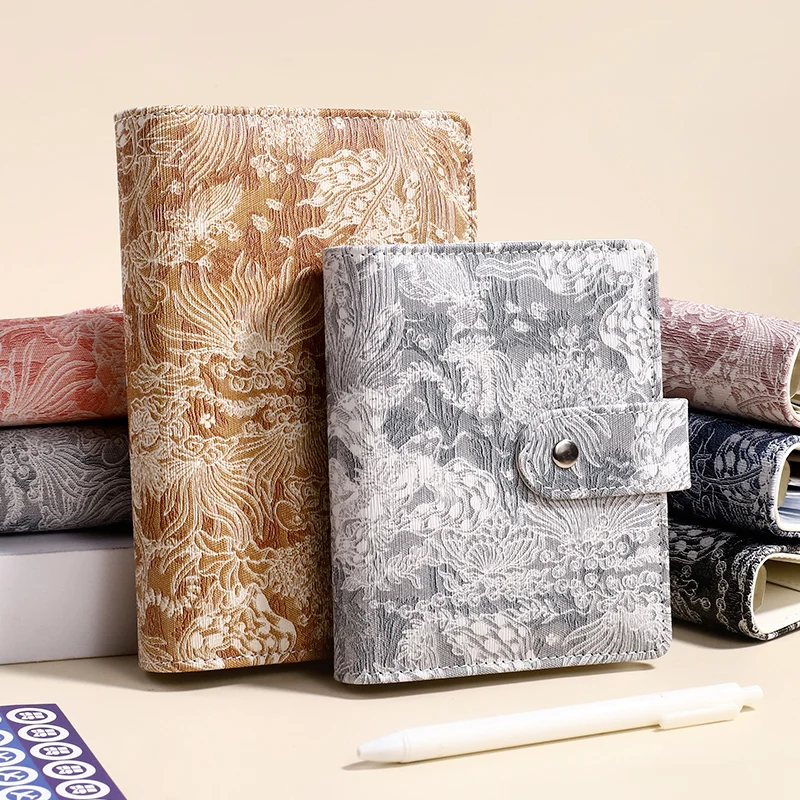 Couverture en relief vintage pour ordinateur portable, classeur de licence de budget d'argent, couverture de cahier de bricolage, agenda scolaire, papier, A5, horizon, A7