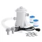 Pompe de filtre de piscine 330 GPH pompe à eau électrique de piscine pour enfants avec 2 cartouches de filtre de piscine pompes de piscine pompe de filtre de piscine hors sol