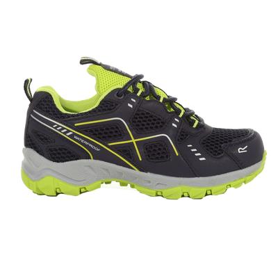 Regatta - Kinder Wanderschuhe "Vendeavour" (Marineblau/Leuchtend Limone) Image