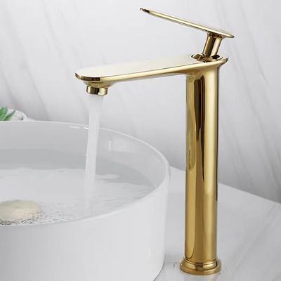 Bathroom Sink Faucet - Classic Electroplated Mount Outside Single Handle One HoleBath Taps