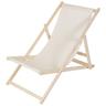 Mucola - Canapé de plage, divan de jardin chaise longue de jardin en bois divan pliant - beige