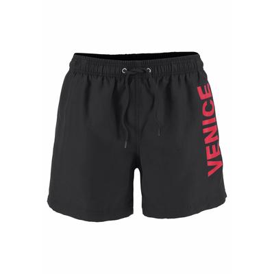 Badeshorts VENICE BEACH, Herren, Gr. XXL (58/60), N-Gr, schwarz, Microfaser, Polyester, Microfaser, unifarben, Badehosen, mit Innenslip, mit Innentasche, mit Außenkordel Image