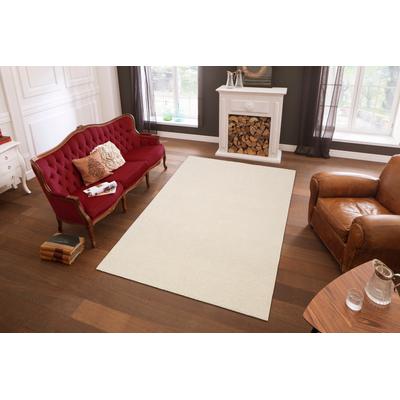 Wollteppich THEKO "Janne, Berber Teppich, Wolle, meliert, handgearbeitet" Gr. 3, beige (natur), B:120cm H:20mm L:180cm, Wolle, Teppiche, handgetuftet, Wohnzimmer, Schlafzimmer, Esszimmer Image