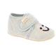 Living Kitzbühel - Kid's Babyklett Frottee Smiley - Hüttenschuhe 19 | EU 19 grau/beige