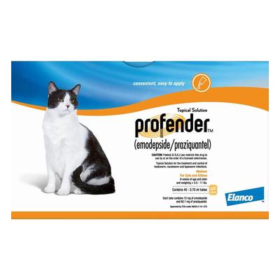 Profender For Medium Cats 2.5 - 5 Kg (5.5-11lbs) 0.70ml 2 Doses