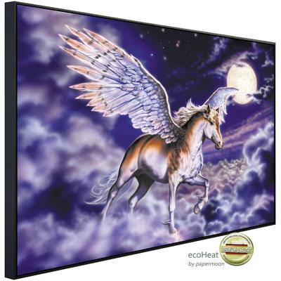 PAPERMOON Infrarotheizung "Pegasus", bunt (kunstmotiv im aluminiumrahmen), B/H/T: 120cm x 60cm x 3cm, 750 W, Heizkörper,